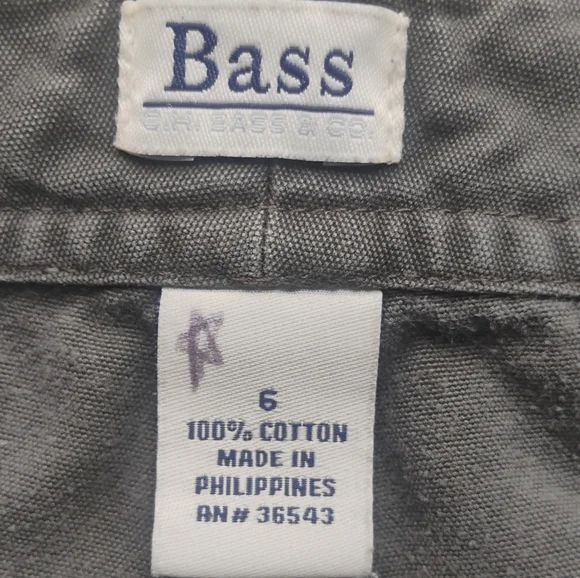 Vintage Y2K Bass Women's Cargo Shorts Green Size 6 Cotton Mid Rise - Picture 12 of 13